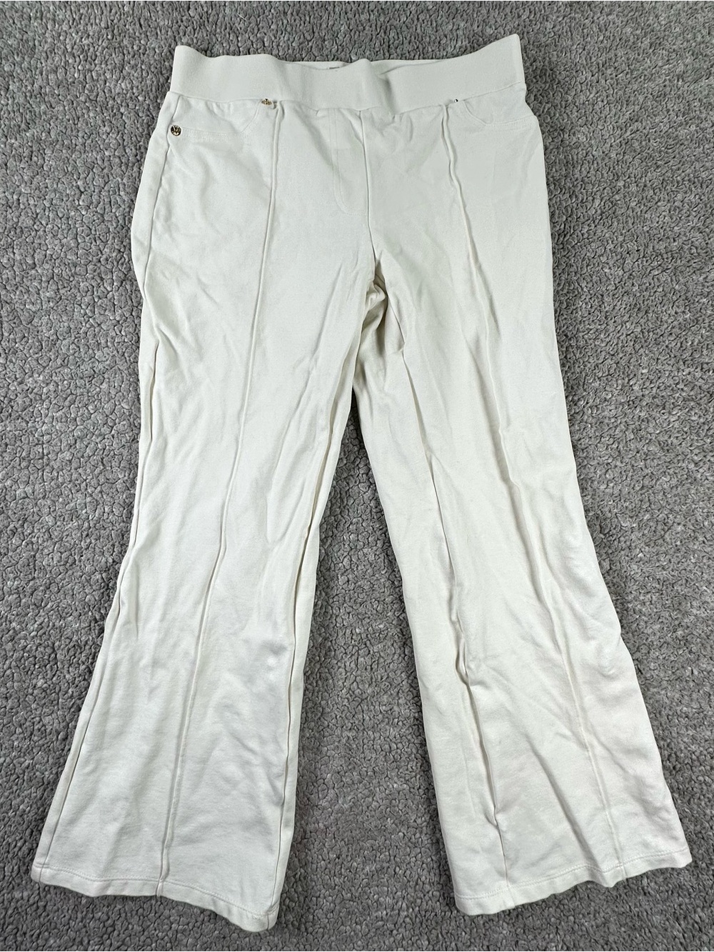 Michael Kors Women’s Pants Off-White Pull-On Stretch Slim Fit Size XS
